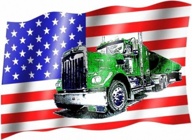 USA truck - Flag