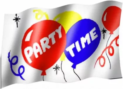Partytime - Fahne