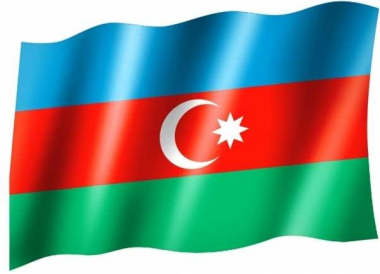 Aserbaidschan - Fahne