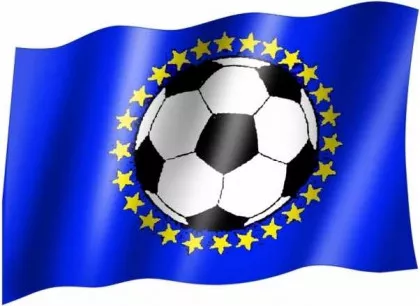 EuropaFußball - Fahne