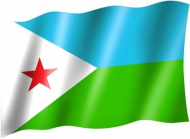 Dschibuti - Fahne