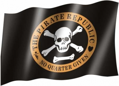 Piratenfahne - Fahne