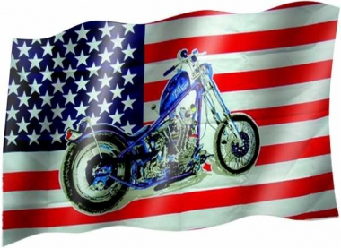 American bike - Fahne