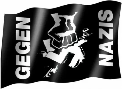 Anti Nazi - Fahne