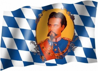 König Ludwig - Fahne