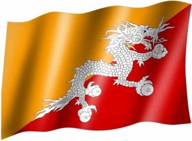Bhutan - Fahne