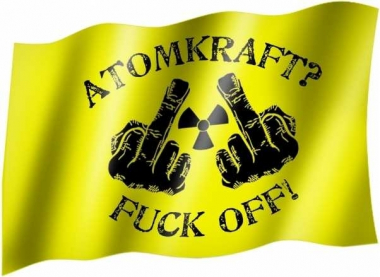 Atomkraft? Fuck Off! - Fahne
