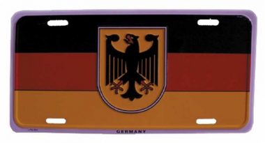 Deutschland Blechschild - 30cm x 15cm