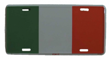 Italy Tin Sign 30cm x 15cm