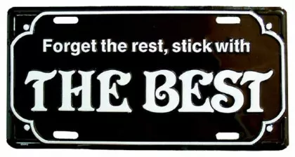 The best Blechschild - 30cm x 15cm