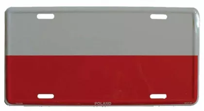 Polen Blechschild - 30cm x 15cm
