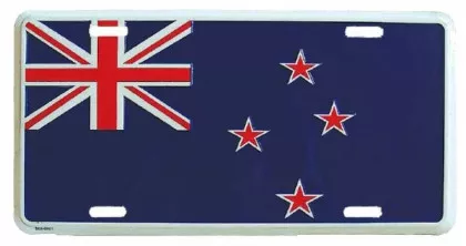 Neu Seeland Blechschild - 30cm x 15cm