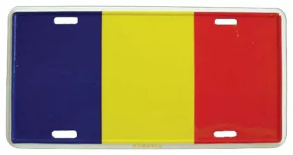 Rumänien Blechschild - 30cm x 15cm