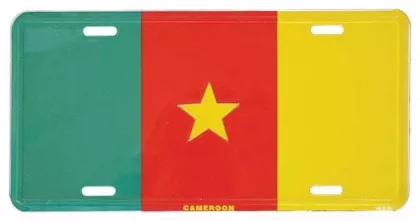 Camerun Blechschild - 30cm x 15cm