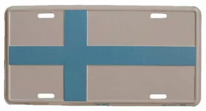 Finnland Blechschild - 30cm x 15cm