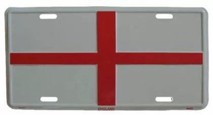 England Blechschild - 30cm x 15cm