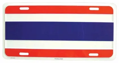 Thailand Blechschild - 30cm x 15cm