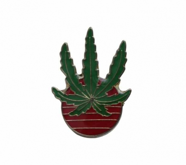 Pin Badge Cannabis