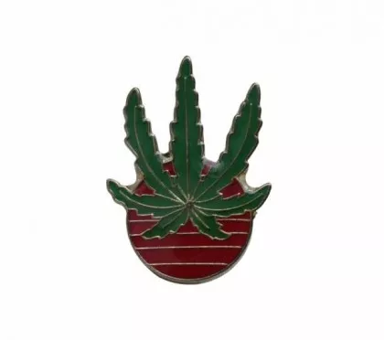Pin Anstecker Cannabis