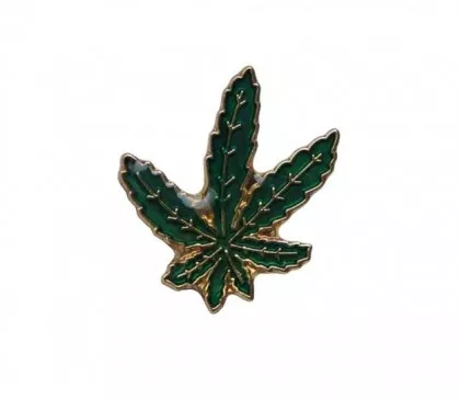 Pin Badge Cannabis