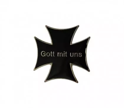 Eisernes Kreuz Anstecker - Gott mit Uns