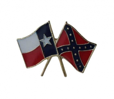 Pin Badge Texas Confederate
