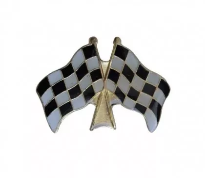 Anstecker Zielflagge