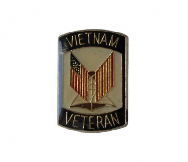 Anstecker Vietnam Veteran