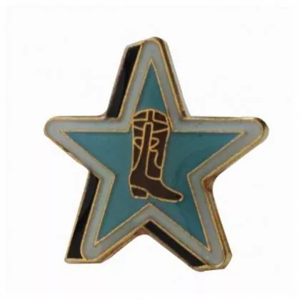 Anstecker Cowboystiefel