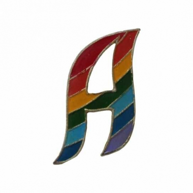 Pin Badge Letter A