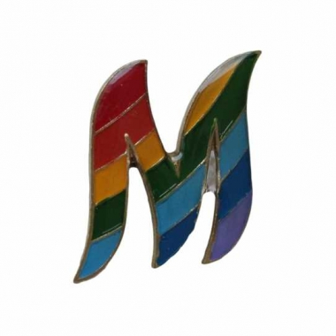 Pin Badge Letter M