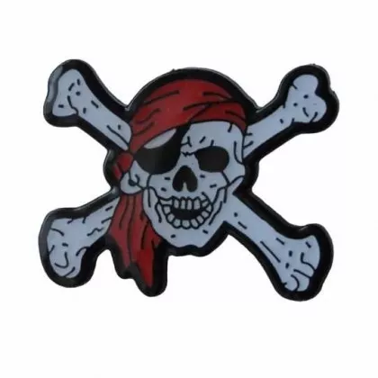 Anstecker Piraten Totenkopf
