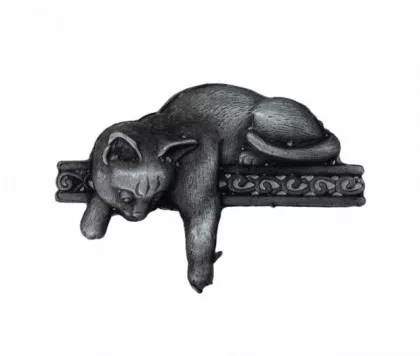 Ansteckpin Faule Katze