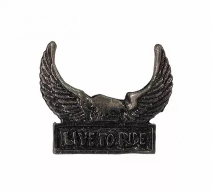 Ansteckpin Live to Ride Adler