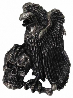 Badge Pin Eagle and Skull