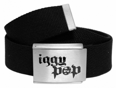 Iggy Pop Canvas Belt