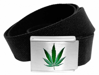 Cannabis Canvas Belt