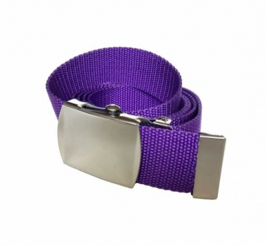 Purple Canvas Belt