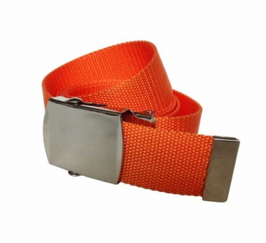 Orange Canvas Belt
