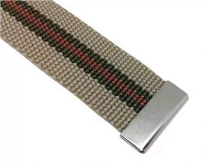 Khaki Canvas Belt