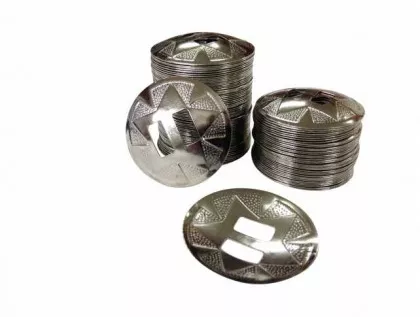 Conchos Ziernieten 36 mm x 36 mm | 100 Stück