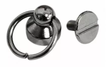 Ringnieten Ziernieten 13 mm x 9 mm