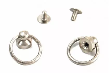 Ringnieten Ziernieten 16 mm x 10 mm | Verpackungseinheit - 100 Stück