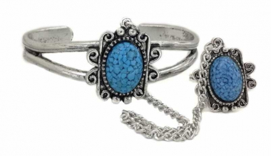 Bracelet with Blue Stone