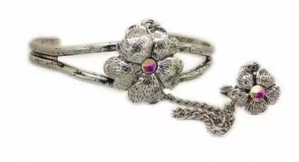 Armspange Blume & Ring