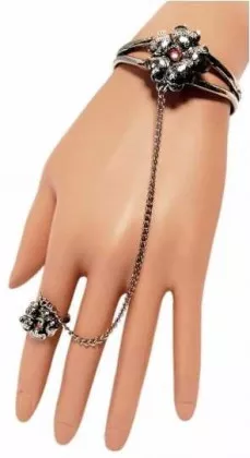Armspange Blume & Ring