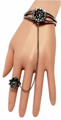 Armspange Blume & Ring
