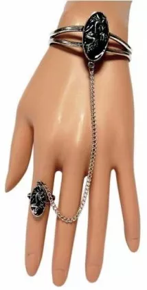 Armspange Drache mit Ring
