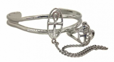 Bracelet Cross with Ring