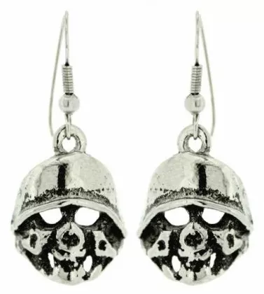 Skull Soldier Earrings